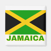 Jamaica-Flagge Magnet (Vorne)