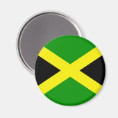 Jamaica-Flagge Magnet (Vorderseite/Rückseite)