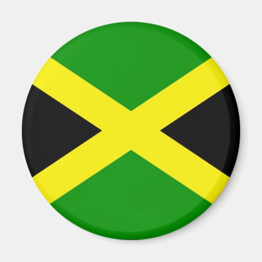 Jamaica-Flagge Magnet (Vorne)