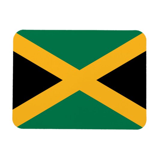 Jamaica-Flagge Magnet (Horizontal)