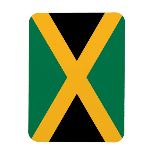 Jamaica-Flagge Magnet (Vertikal)