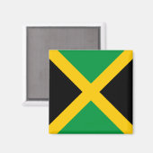 Jamaica-Flagge Magnet (Vorderseite/Rückseite)