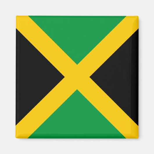 Jamaica-Flagge Magnet (Vorne)