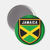 Jamaica-Flagge Magnet (Vorderseite/Rückseite)