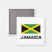 Jamaica-Flagge Magnet (Vorderseite/Rückseite)