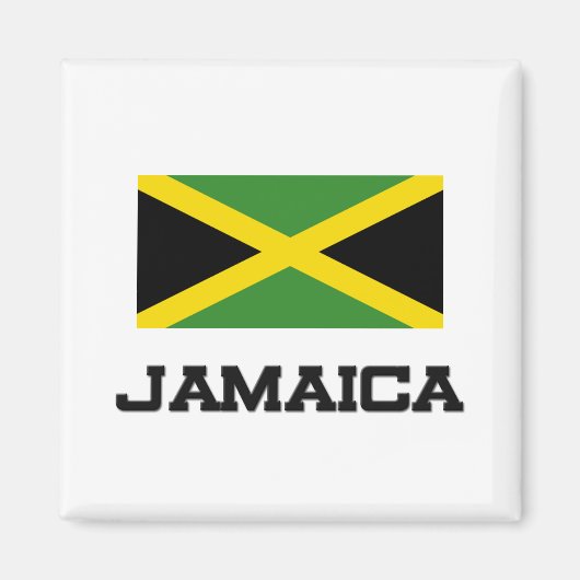 Jamaica-Flagge Magnet (Vorne)
