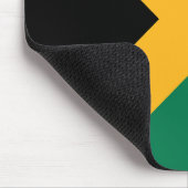 Jamaica-Flagge Mousepad (Ecke)