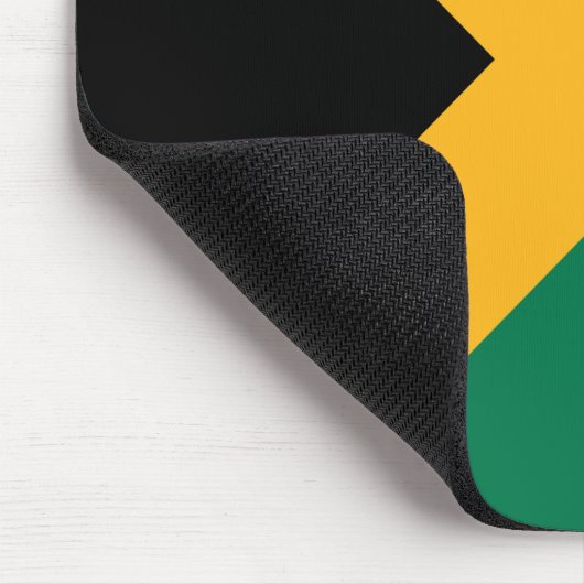 Jamaica-Flagge Mousepad (Ecke)