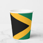 Jamaica-Flagge Pappbecher (Vorderseite)