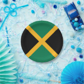 Jamaica-Flagge Pappteller (Party)