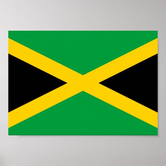 Jamaica-Flagge Poster (Vorne)