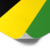 Jamaica-Flagge Poster (Ecke)