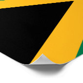 Jamaica-Flagge Poster (Ecke)