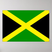 Jamaica-Flagge Poster (Vorne)