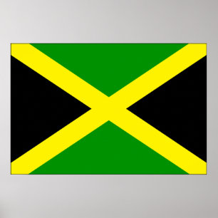 Jamaica-Flagge Poster