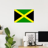 Jamaica-Flagge Poster (Heimbüro)