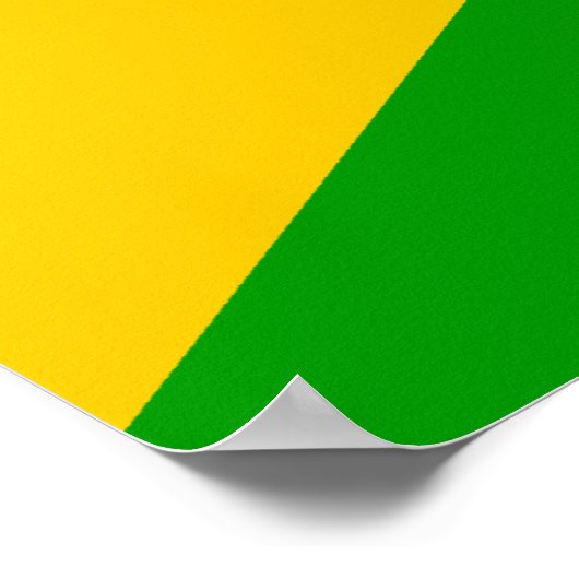 Jamaica-Flagge Poster (Ecke)