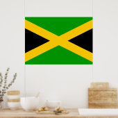 Jamaica-Flagge Poster (Küche)
