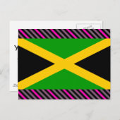 Jamaica-Flagge Postkarte (Vorne/Hinten)