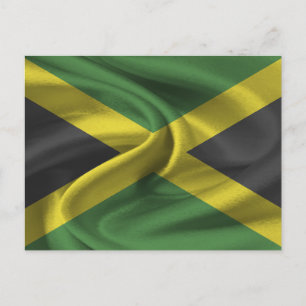 Jamaica-Flagge Postkarte