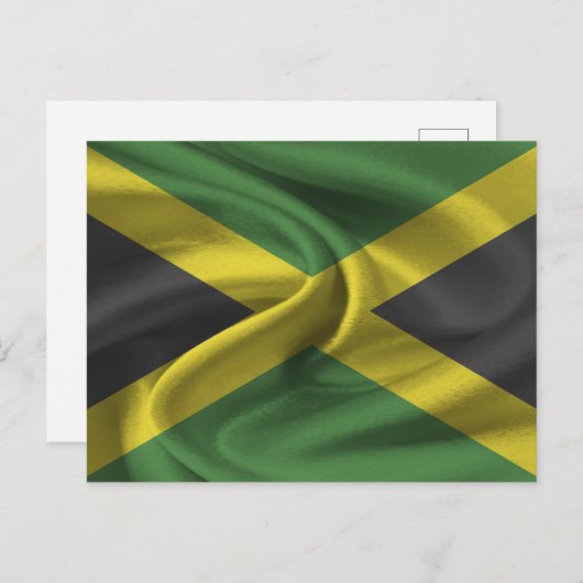 Jamaica-Flagge Postkarte (Vorne/Hinten)