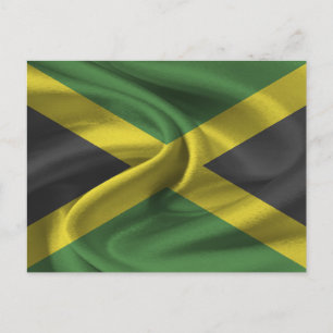 Jamaica-Flagge Postkarte