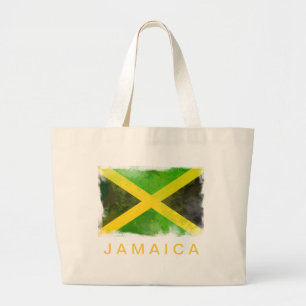 Jamaica-Flagge - Reggawurzeln Jumbo Stoffbeutel