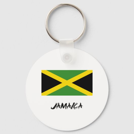 Jamaica-Flagge Schlüsselanhänger (Vorderseite)