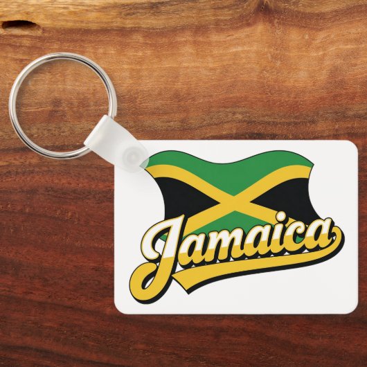Jamaica-Flagge Schlüsselanhänger (Rückseite)
