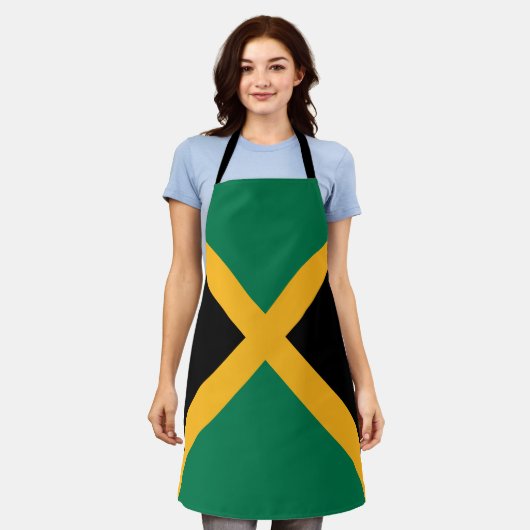 Jamaica-Flagge Schürze (Getragen)