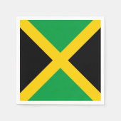Jamaica-Flagge Serviette (Vorderseite)