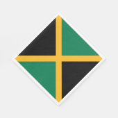 Jamaica-Flagge Serviette (Ecke)