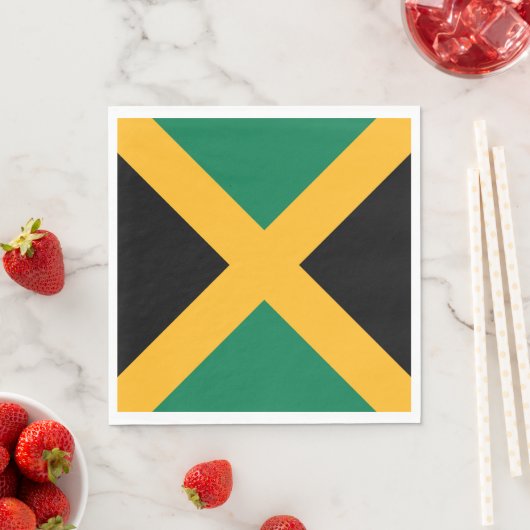 Jamaica-Flagge Serviette (Beispiel)