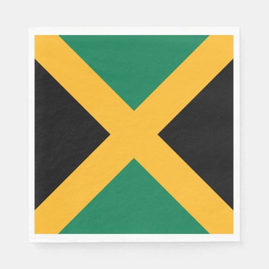Jamaica-Flagge Serviette (Vorderseite)