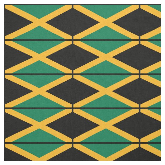Jamaica-Flagge Stoff (Muster)