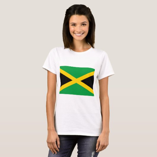 Jamaica-Flagge T-Shirt (Vorne ganz)