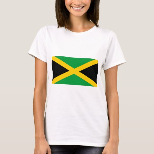 Jamaica-Flagge T-Shirt (Vorderseite)