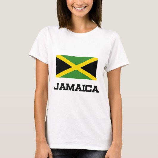 Jamaica-Flagge T-Shirt (Vorderseite)