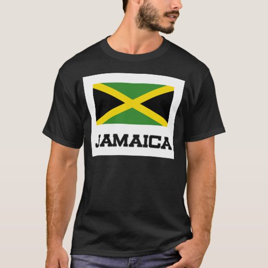 Jamaica-Flagge T-Shirt (Vorderseite)