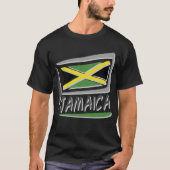 Jamaica-Flagge T-Shirt (Vorderseite)