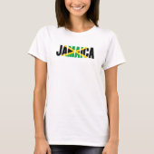 Jamaica-Flagge T-Shirt (Vorderseite)
