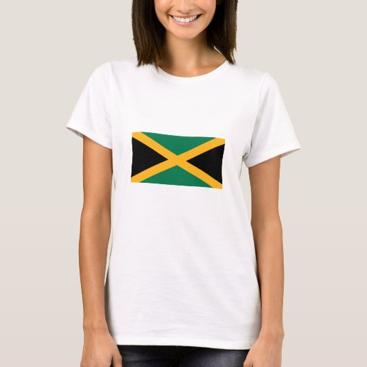 Jamaica-Flagge T-Shirt (Vorderseite)