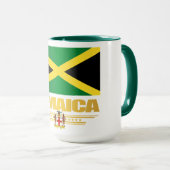 Jamaica-Flagge Tasse (VorderseiteRechts)