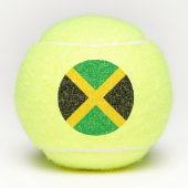 Jamaica-Flagge Tennisbälle (Vorderseite)