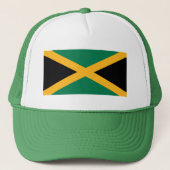 Jamaica-Flagge Truckerkappe (Vorderseite)