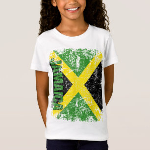 JAMAICA Flagge Vintage abgenutzt JAMAICA T-Shirt