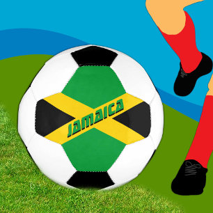 Jamaica Football & Jamaikanische Flagge / Sport Fußball