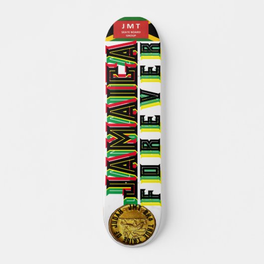 JAMAICA FOREVER OIL 7 3/4" Skateboard Deck (Vorne)