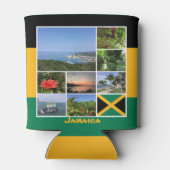 Jamaica Foto Collage Dosenkühler (Rückseite)