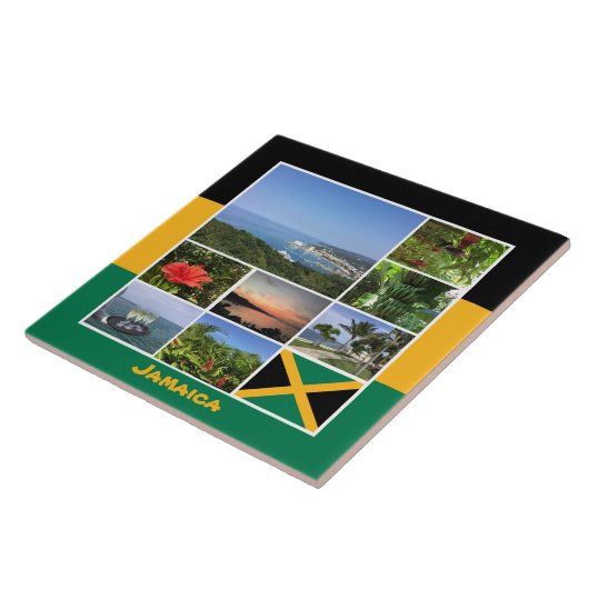 Jamaica Foto Collage Fliese (Seite)